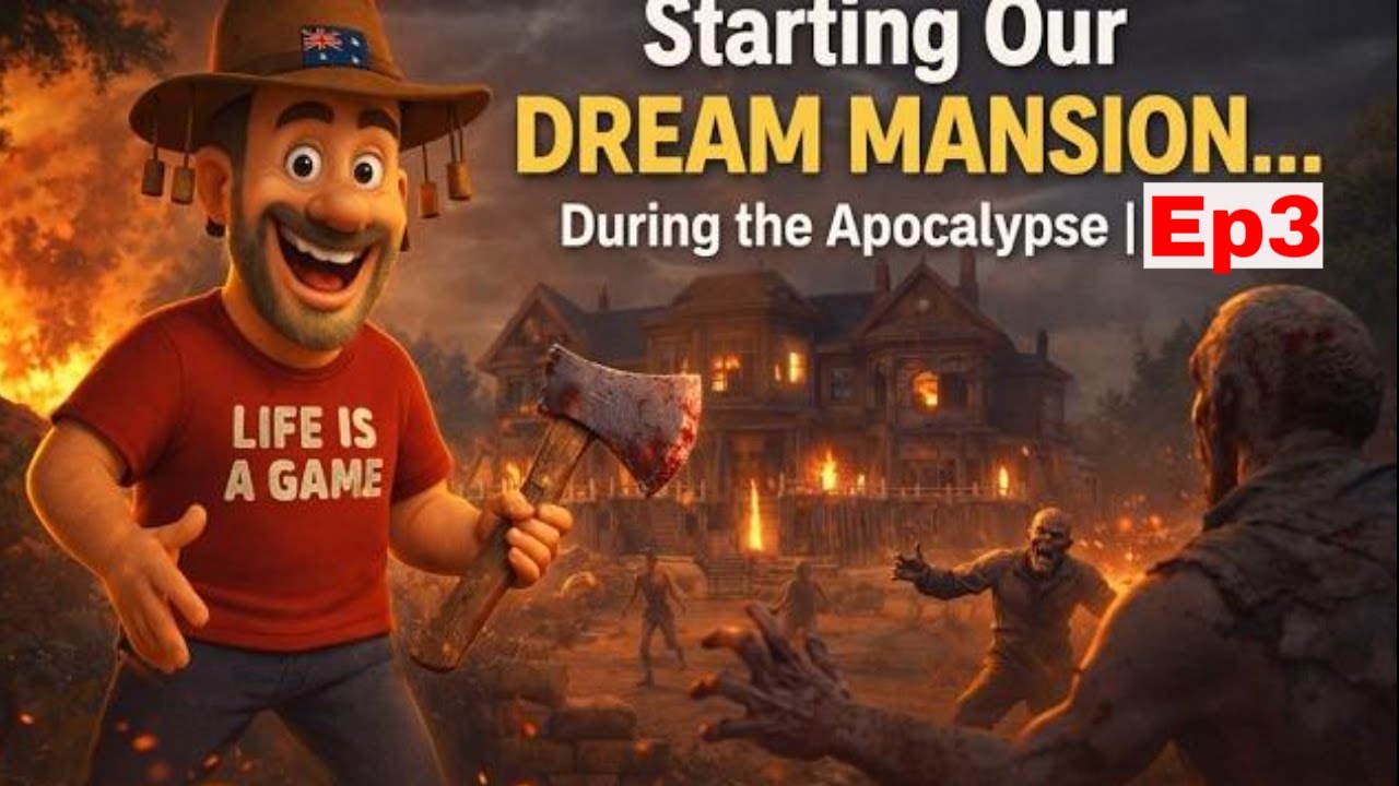 Starting Our DREAM MANSION During the Apocalypse  Ep 3 #7daystodie #survivalgame #basebuild #gaming