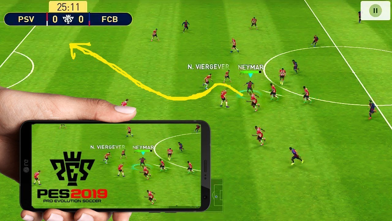 PES 19 Mobile iOS Gameplay ► New Features and Graphics