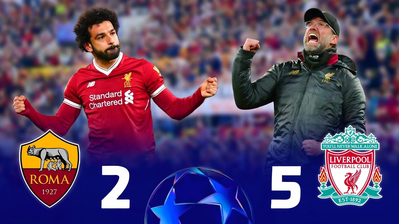 من محبوب روما الى جلادها💥صلاح يدمر فريقه السابق في عرض اسطوري🔥🤯| ليفربول 5-2 روما✨⟩ دوري ابطال[2018]
