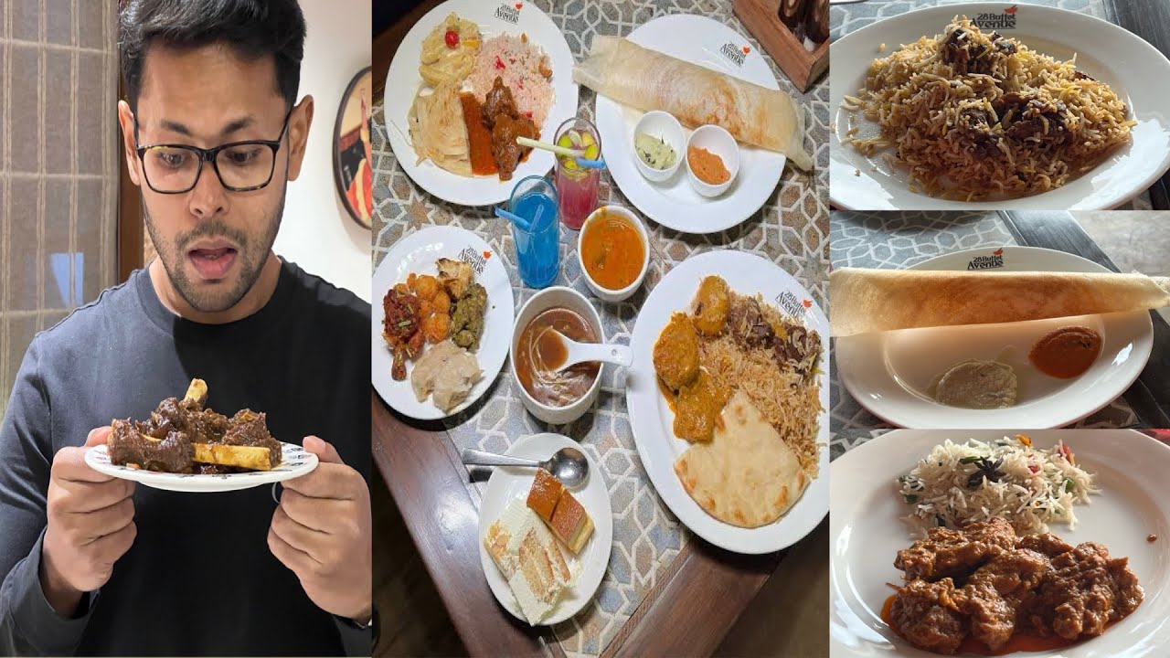 1st ever “STREET FOOD” themed Buffet🤩28 Buffet Avenue🔥3 types of Unlimited Mutton (Biryani) &…😋