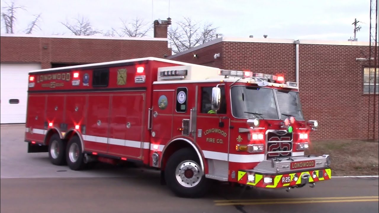Longwood Fire Company and Kennett Fire Company Accident with Entrapment Response