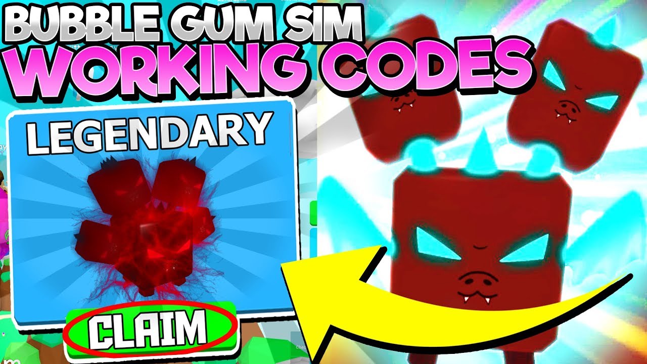 EVERY NEW *WORKING* CODE in BUBBLE GUM SIMULATOR! (Roblox)