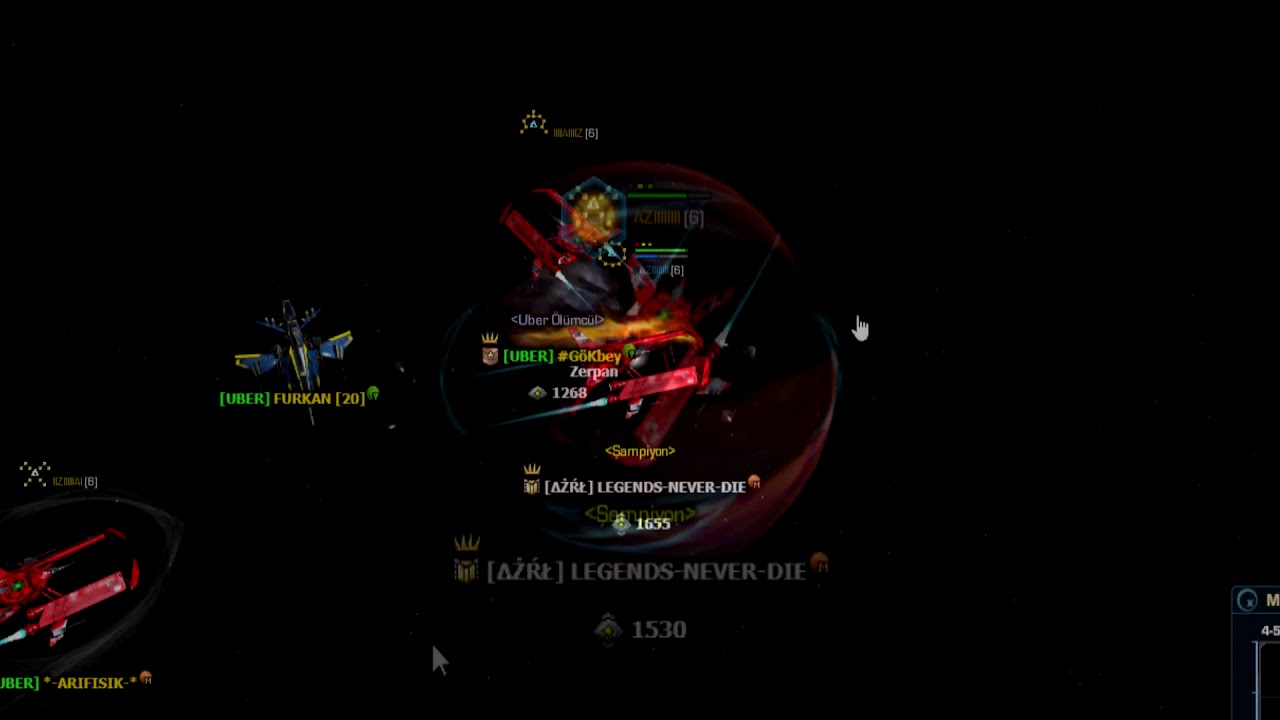 Darkorbit Tr1 DARK-ÂRЯØЩ[ΔŻŔŁ] PvP Savaşları Efsaneler Ölmez....