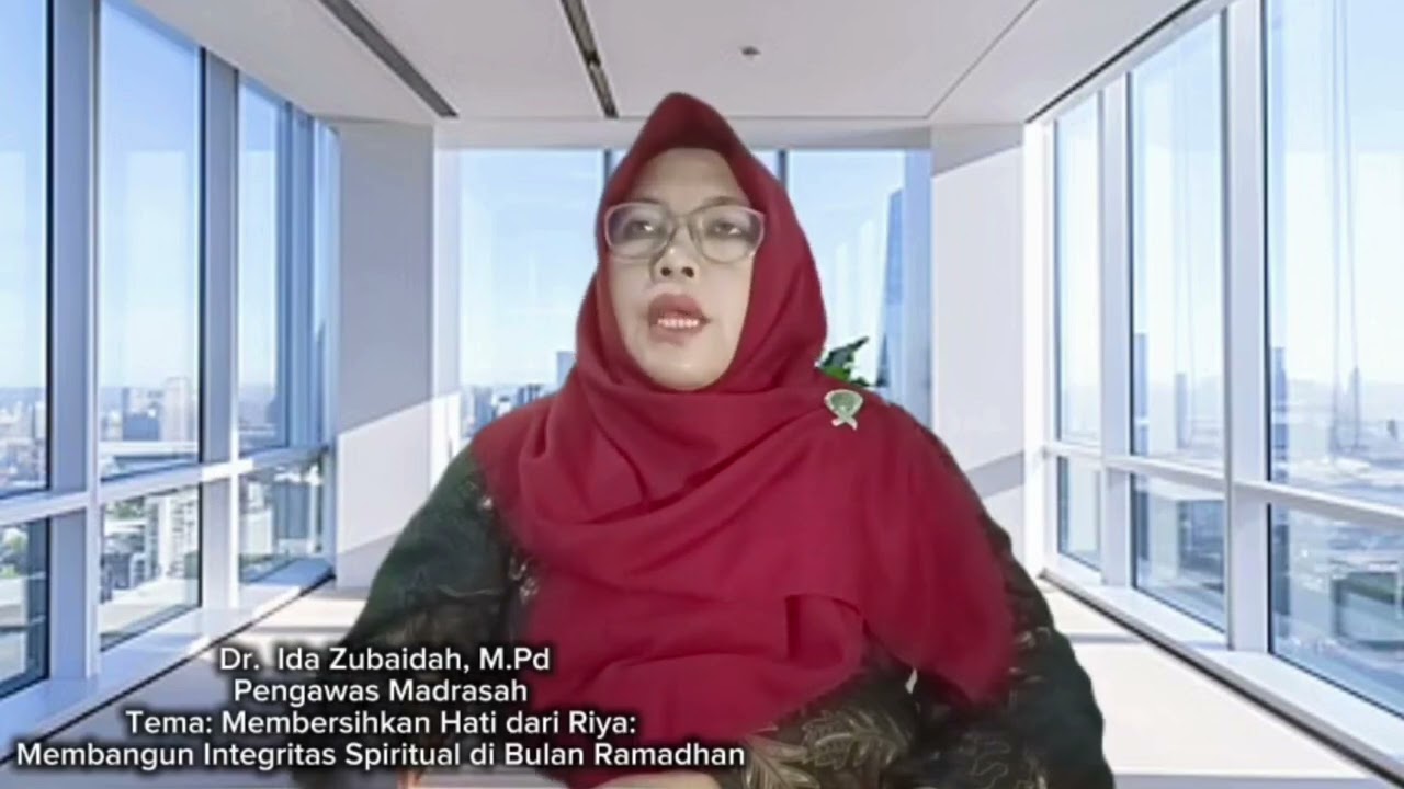 Ta'dib Ramadhan bersama Dr. Ida Zubaidah, M.Pd 