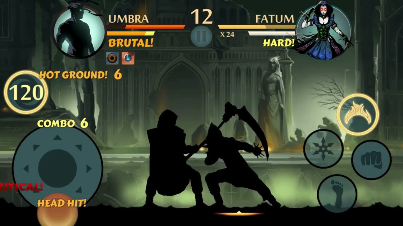 Shadow Fight 2 Underworld || Fatum Boss Powermode | First Time tried but it didn't go as I want :(
