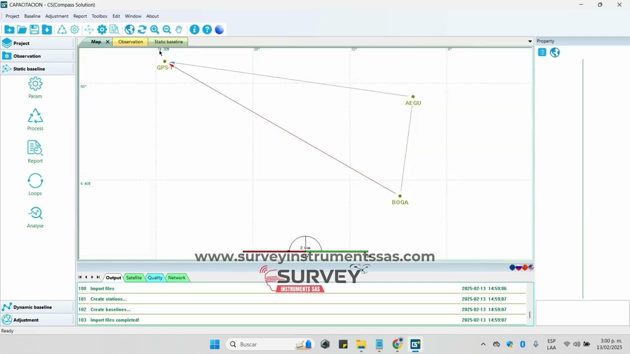 PROCESAMIENTO DE DATOS ESTATICOS EN EL SOFTWARE COMPASS SOLUTION BY COMNAV