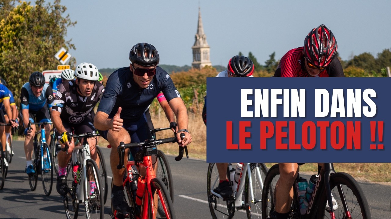 ENFIN dans le peloton !! 1ère fois 🥳 Ufolep à Abzac en catégorie 3