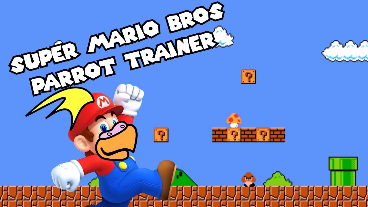 30 Minutes of Super Mario Sounds Parrot Training