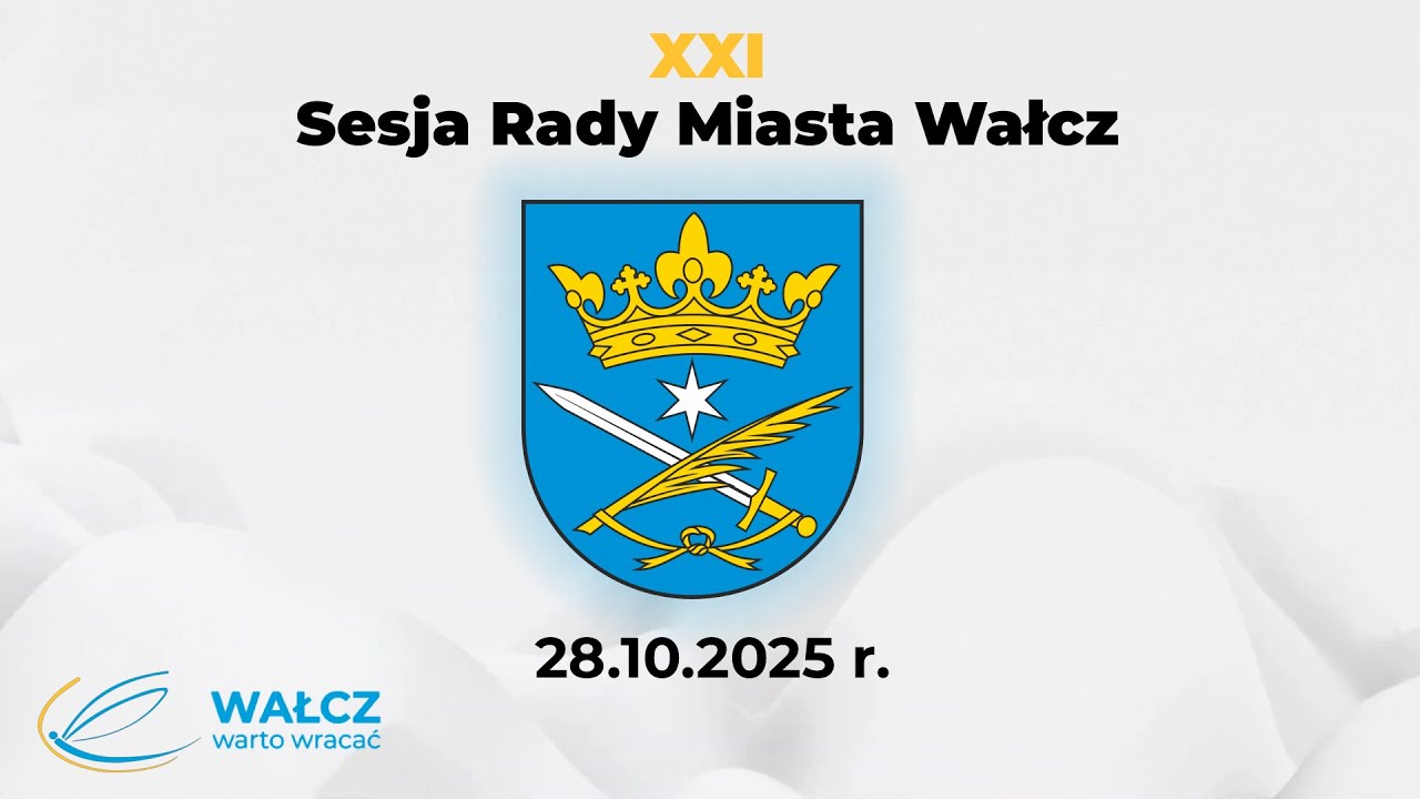XXII Sesja Rady Miasta Wałcz (25.11.2025 r.)