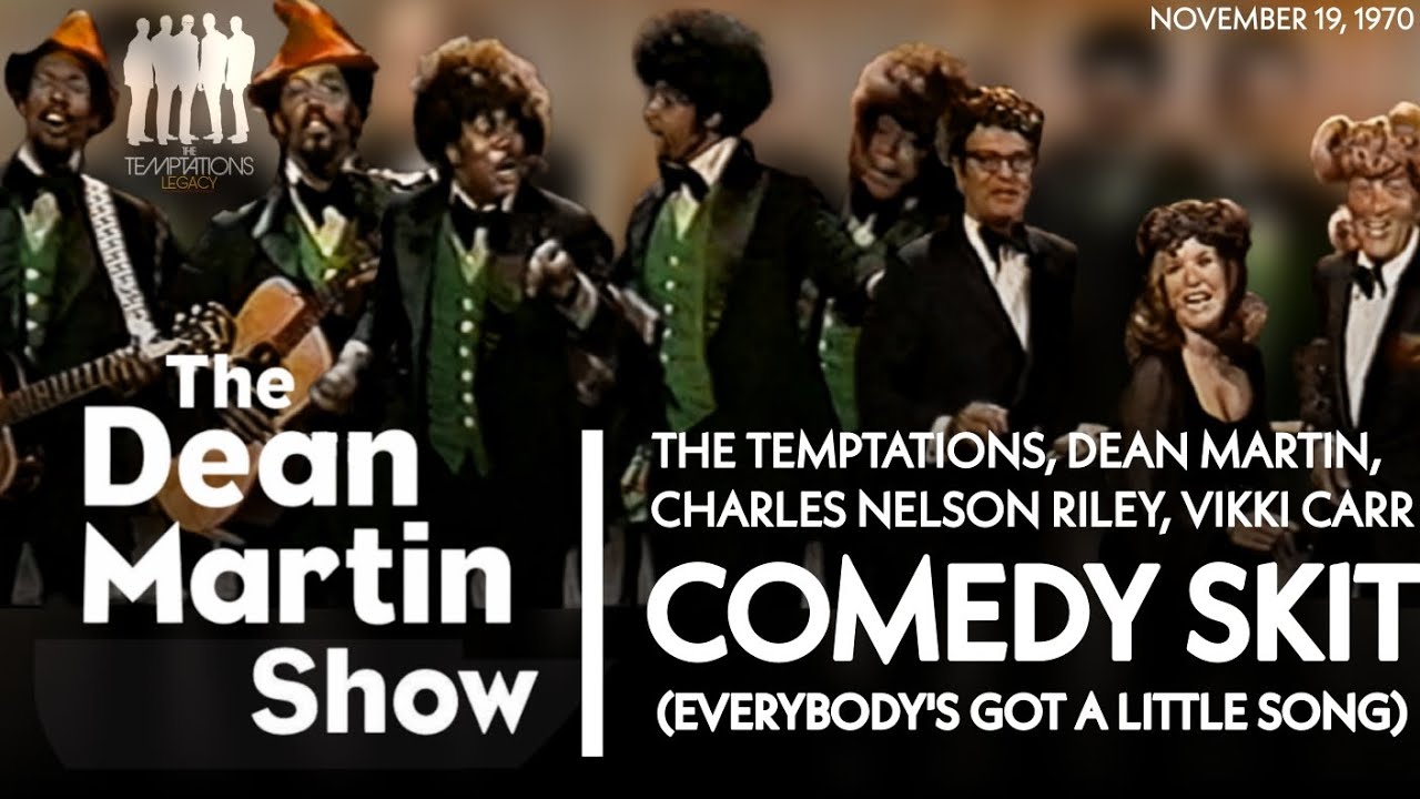 The Temptations, Dean Martin, Charles N. Riley, Vikki Carr [Comedy Skit] - The Dean Martin Show