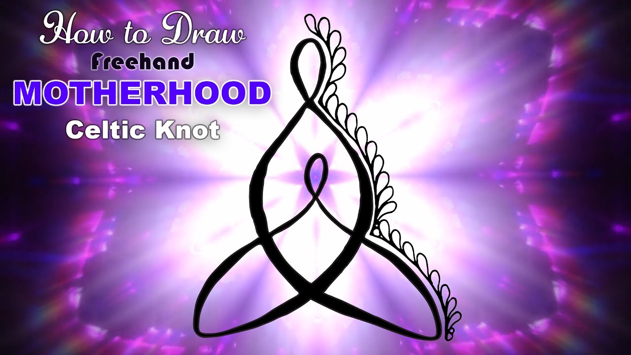 Motherhood Celtic Knot - How to draw - Mother's Day Art