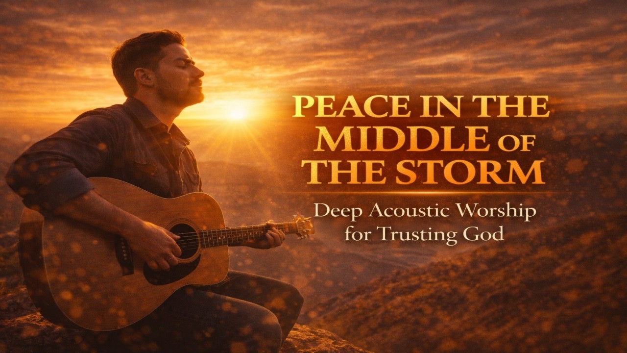 PEACE IN THE MIDDLE OF THE STORM 🌅 | Deep Acoustic Worship for Trusting God