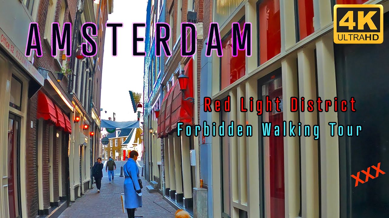 4K HDR  Amsterdam Red Light District walking tour -De Wallen - Dec 2020 pre Christmas - GoPro 9 ASMR