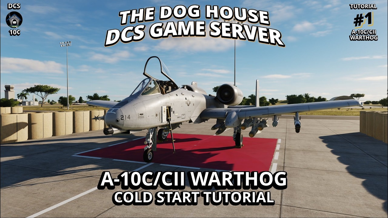 DCS: A-10CII Warthog Cold Start Tutorial