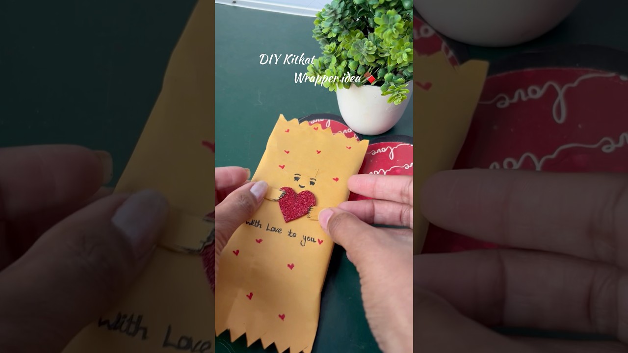 Kitkat wrapper idea….🍫😀    