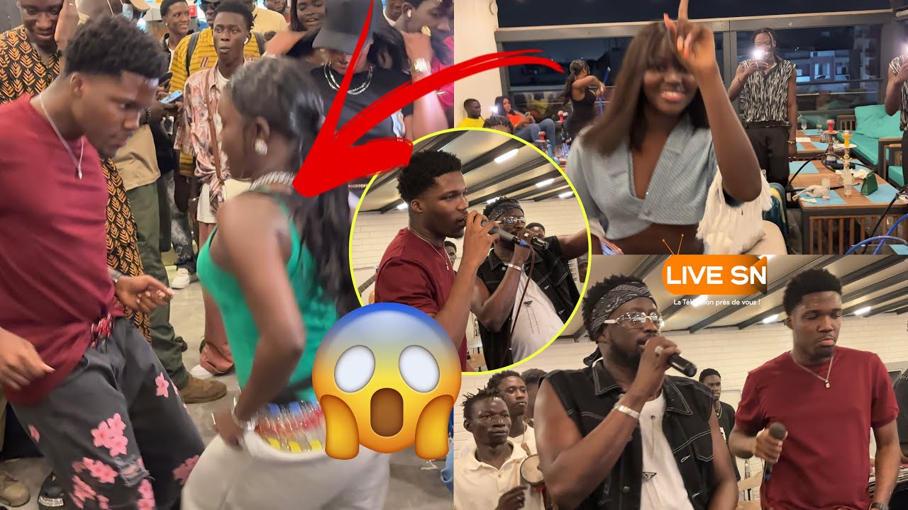 AXEL MERRYL TOMBE SOUS LE CHARME DE FATOU SARR | DUO EXPLOSIF avec FATOU NDIAYE ET BASSE THIOUNG 😳🔥