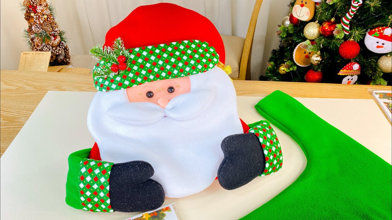 PRIMERA CLASE 🎅 cubre sillas 🎄 #manualidadescreativas #manualidades #manualidadesnavideñas