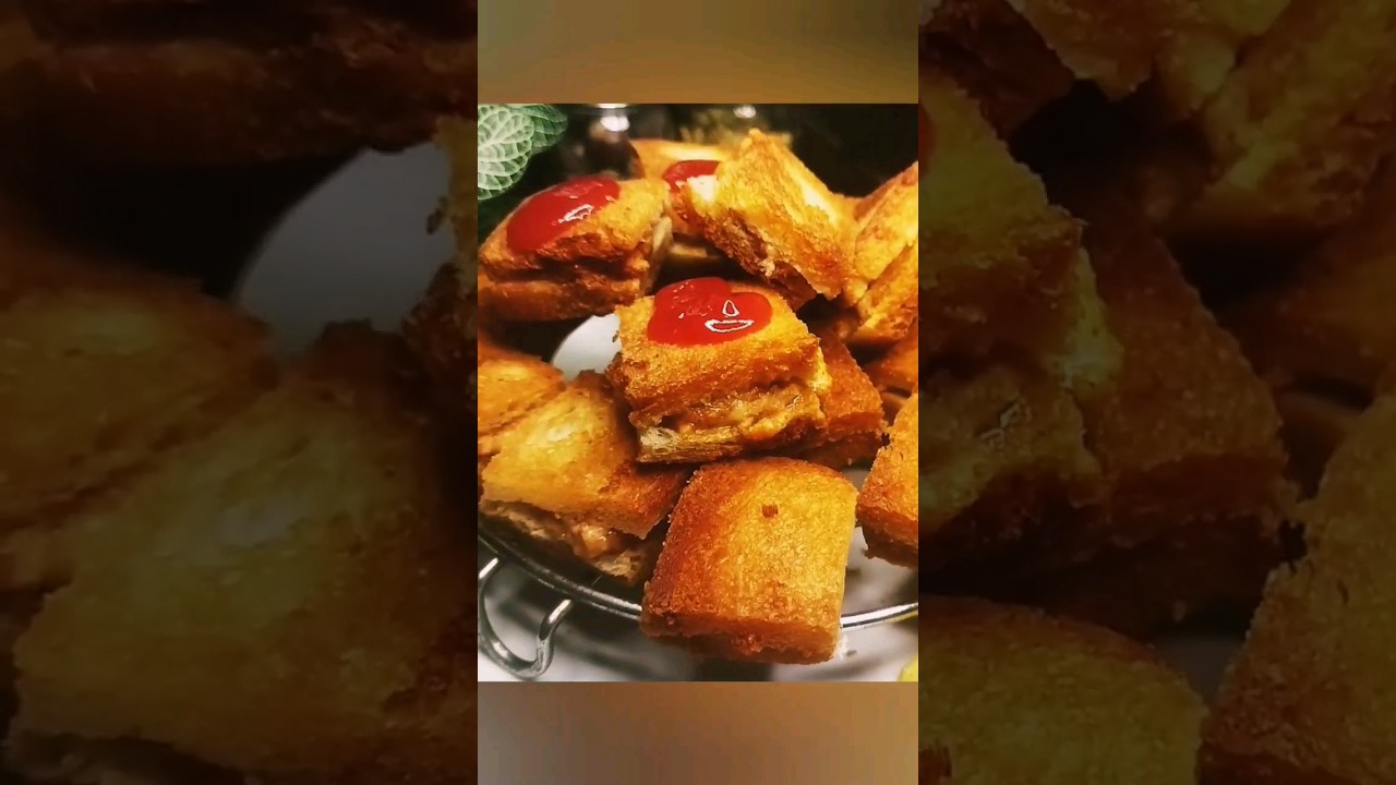 Did you try Fried Sandwich or Fried Bread ?😋🍞🤣#shorts #friedbread #sandwich #teatime