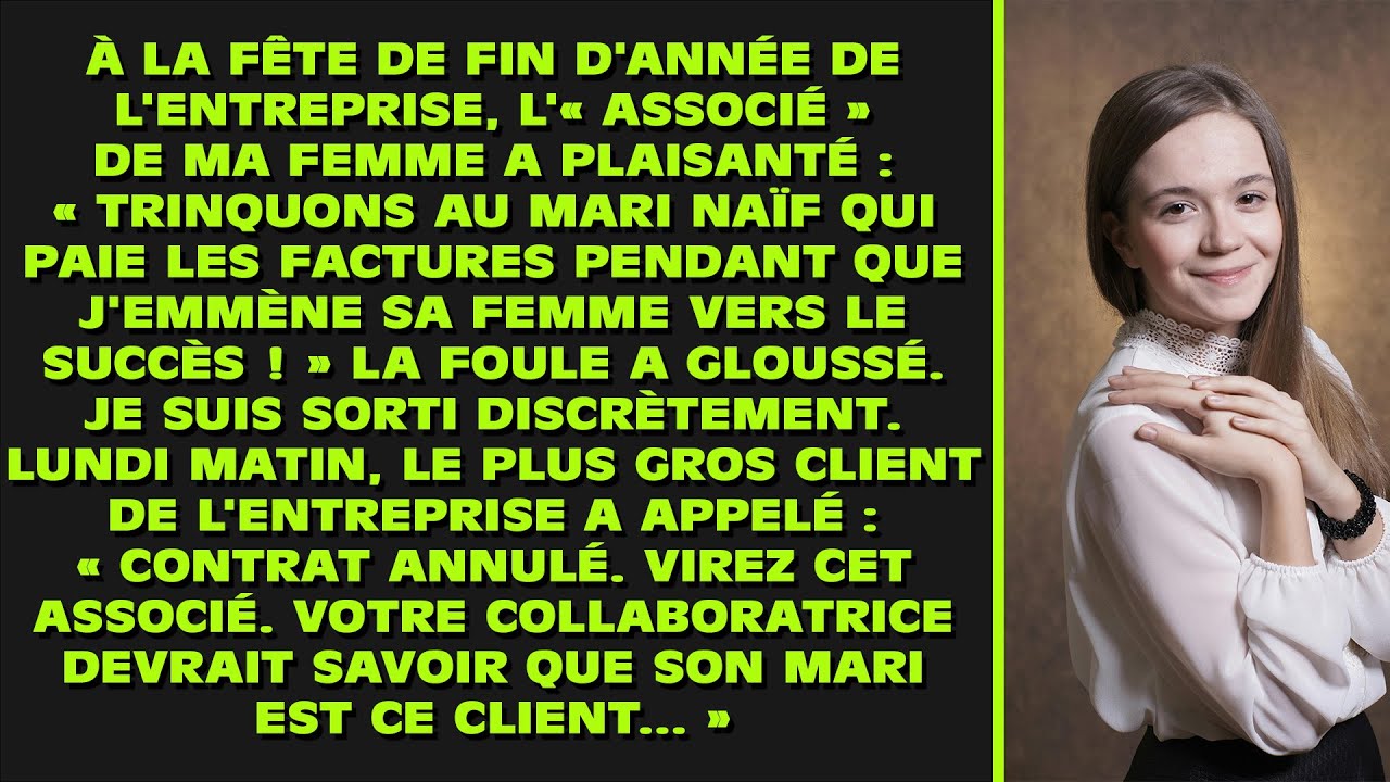 L'associé de ma femme m'a traité de 'naïf' — ce qu'il ignorait a mis fin à sa carrière...