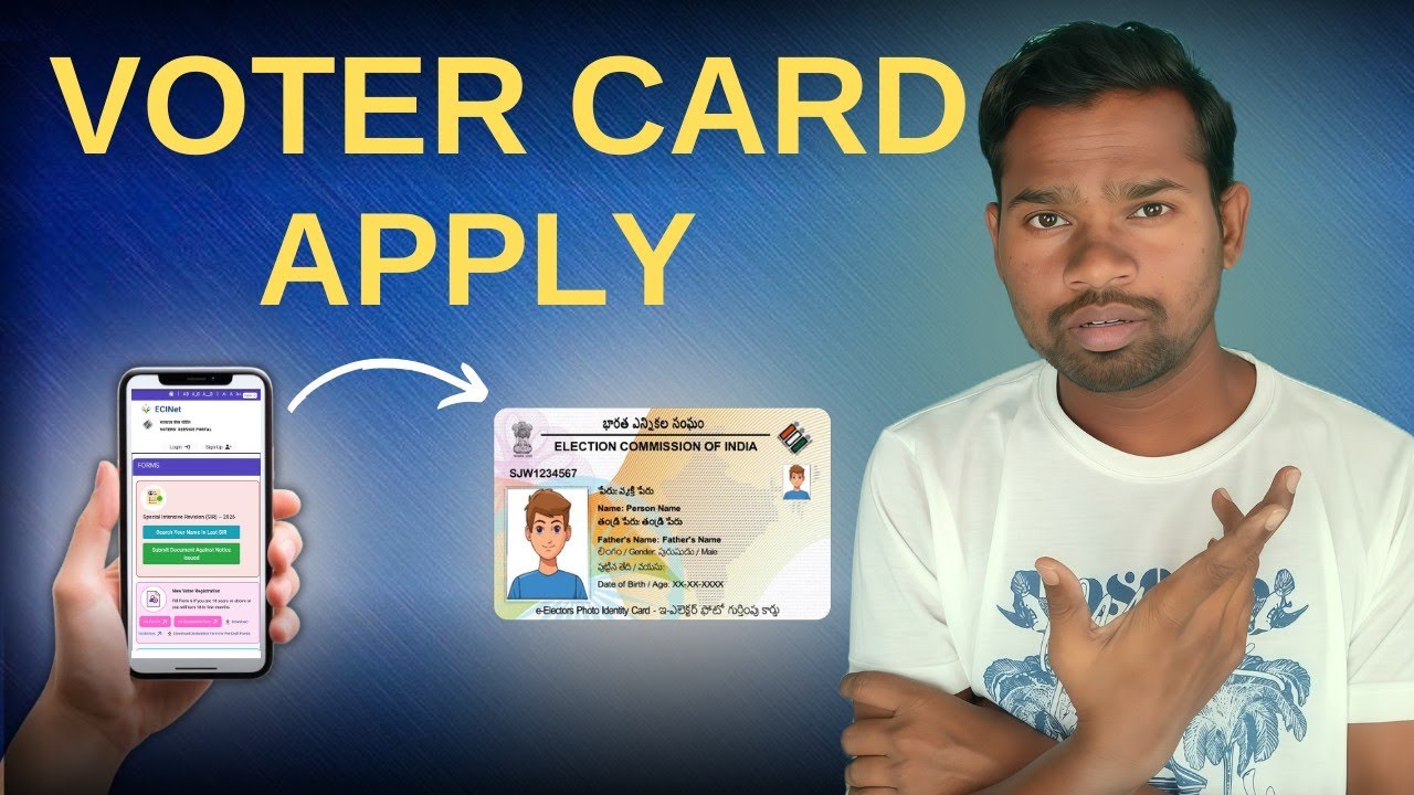 Voter Id Card Online Apply | Voter Card Apply Online 2026 in Telugu