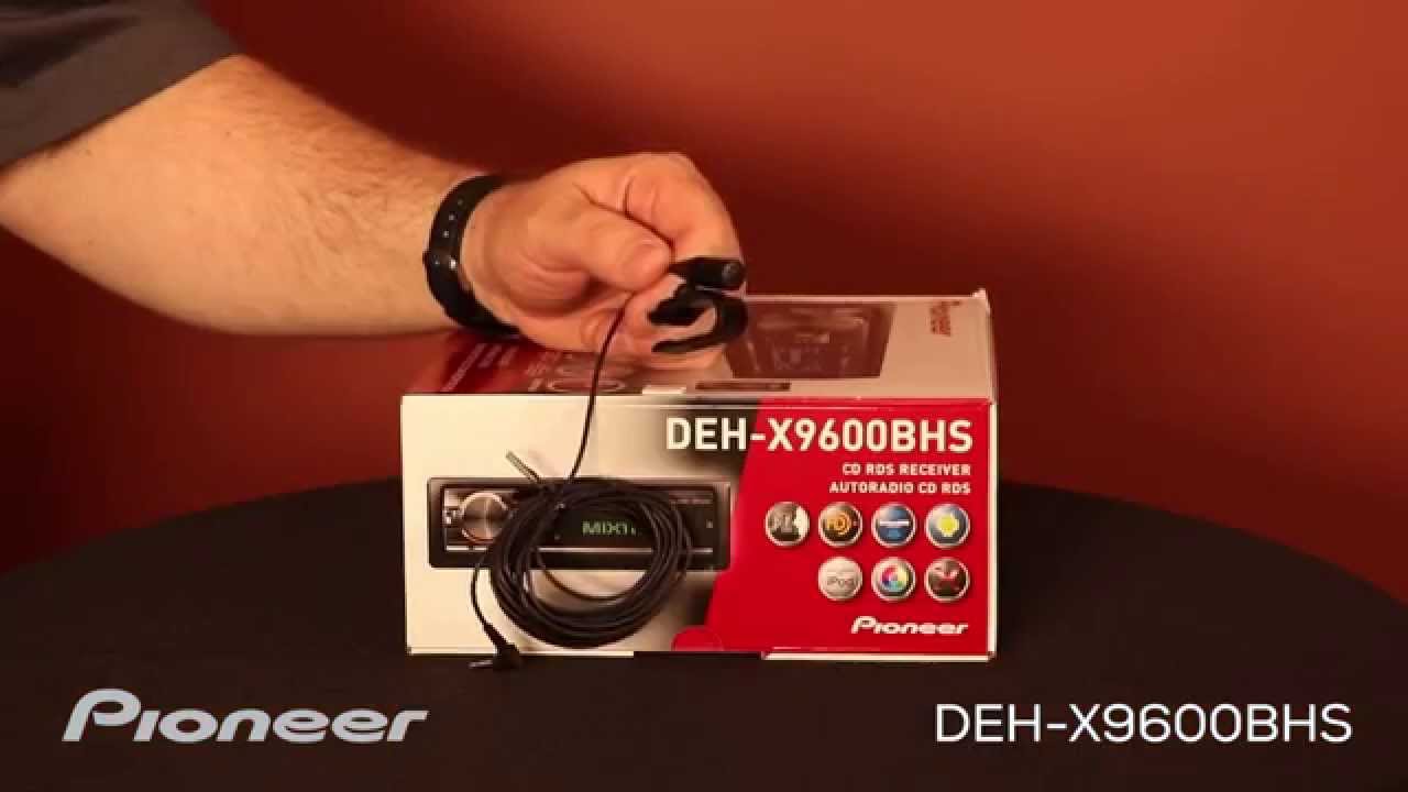 DEH-X9600BHS What's in the Box?