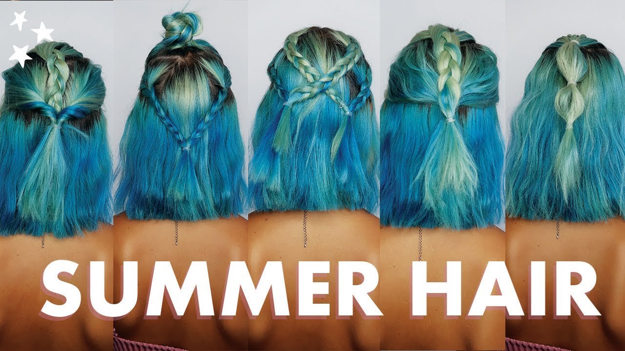 5 CUTE & EASY SUMMER HAIRSTYLES