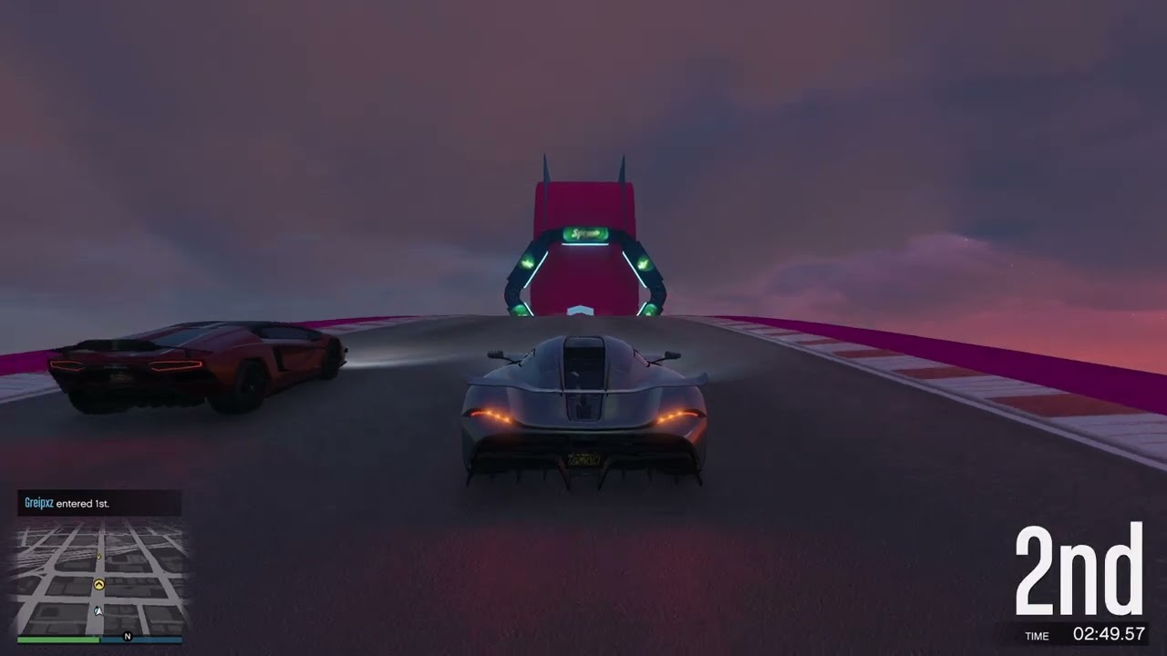 GTA 5 STUNT RACES ONLINE GAMEPLAY SUPER CLASS