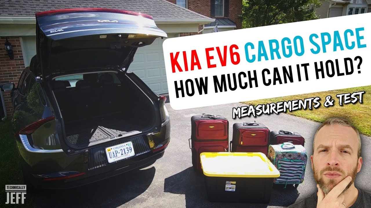 Kia EV6 Cargo Space Measurements and Luggage Test - How Much Can It Hold?