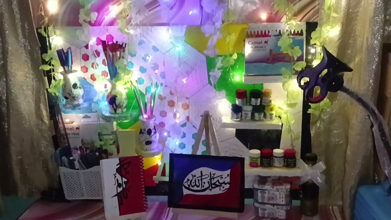 My Calligraphy Space ✨ | Calligraphy Setup Tour | Art Creator Workspace