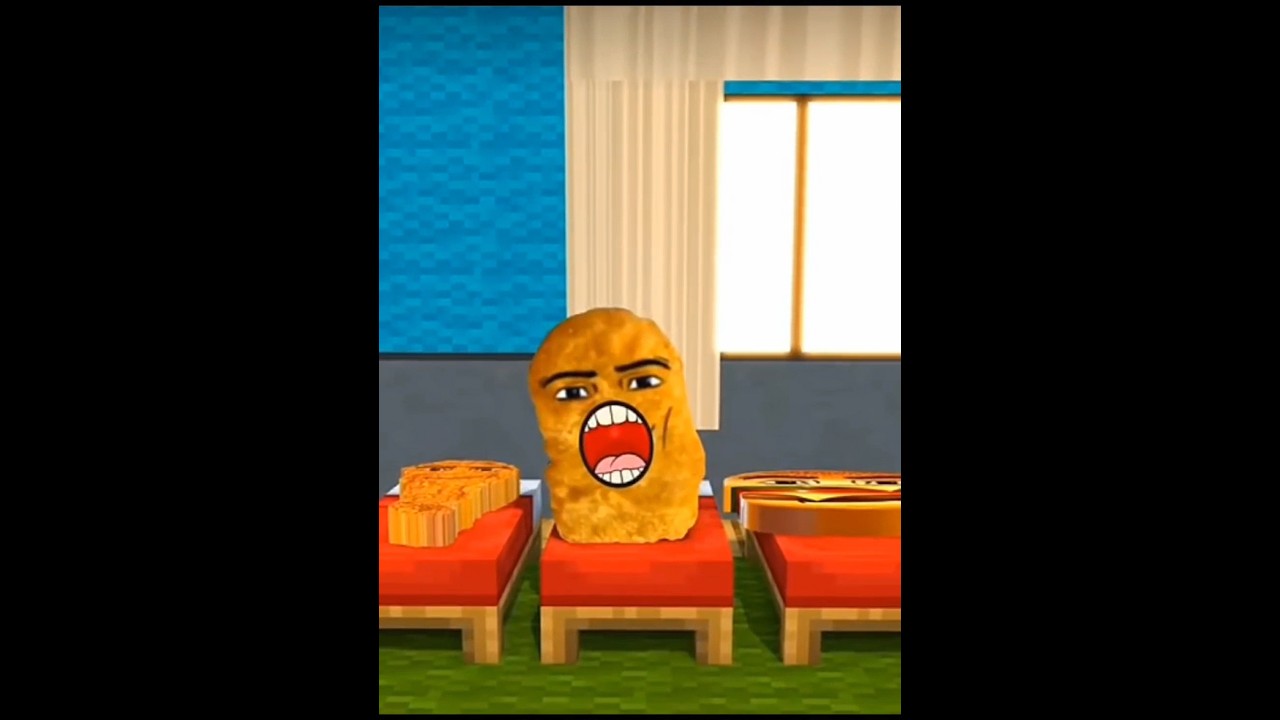 Gegagedigedagedago Help chicken Nugget #shorts #minecraft #meme #animation #trending #lol #comedy😂