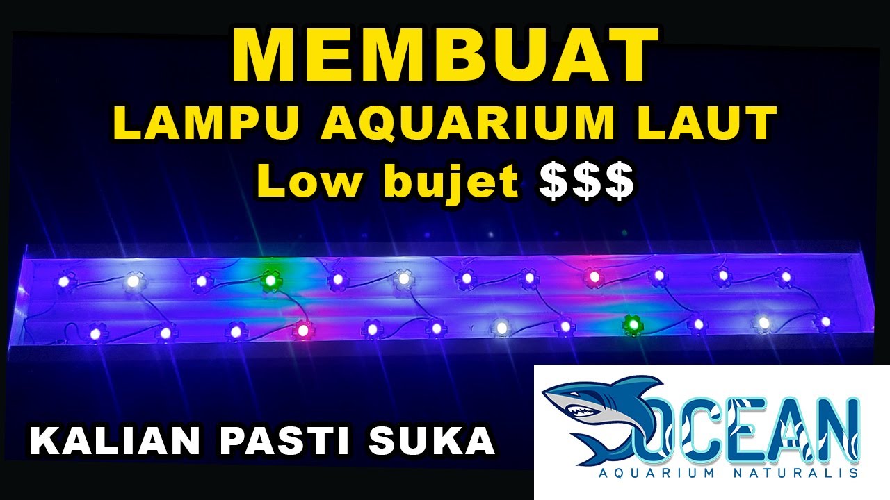 MEMBUAT LAMPU HPL AQUARIUM AIR LAUT