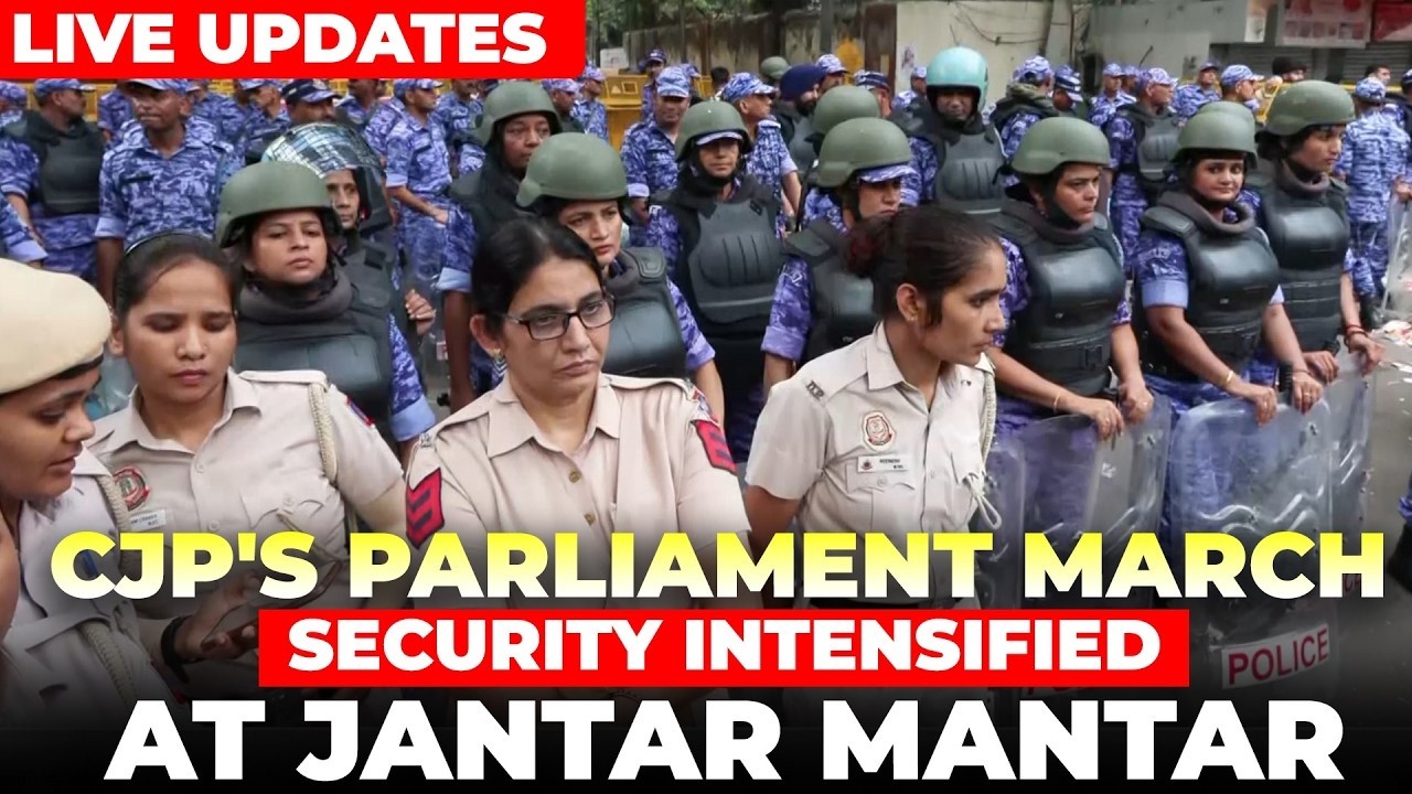 LIVE: AAP Leaders hold News conference | CJP&rsquo;s Parliament March | Sonam Wangchuk