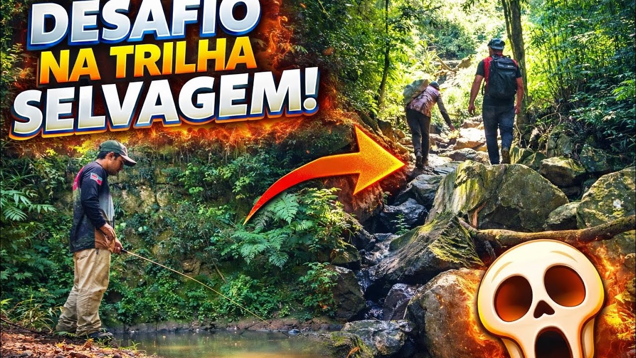3 KM DE TRILHA FECHADA PARA PESCA DE LAMBARI !