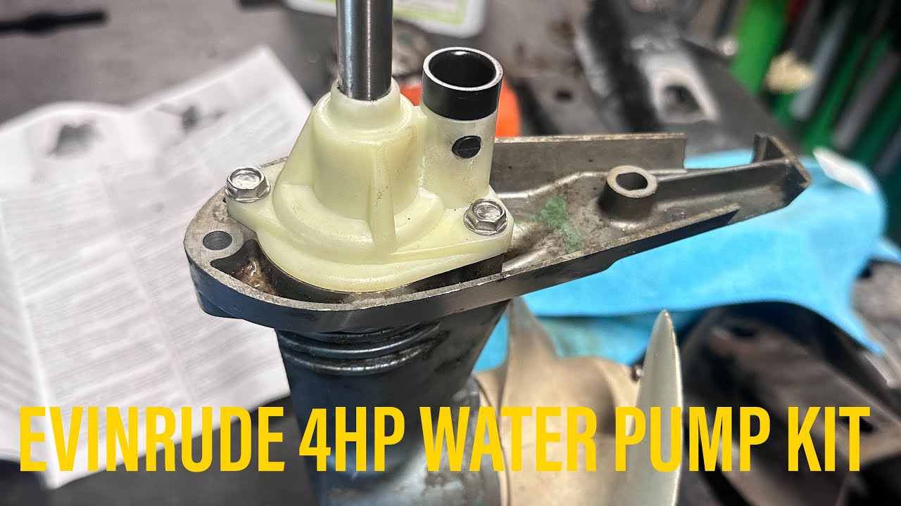 Water Pump Kit (Impeller) Install | 1976 Evinrude 4636M 4 hp Outboard