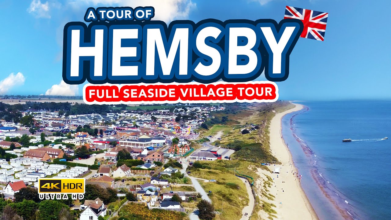 HEMSBY near Great Yarmouth - The Seaside Holiday town falling into the sea