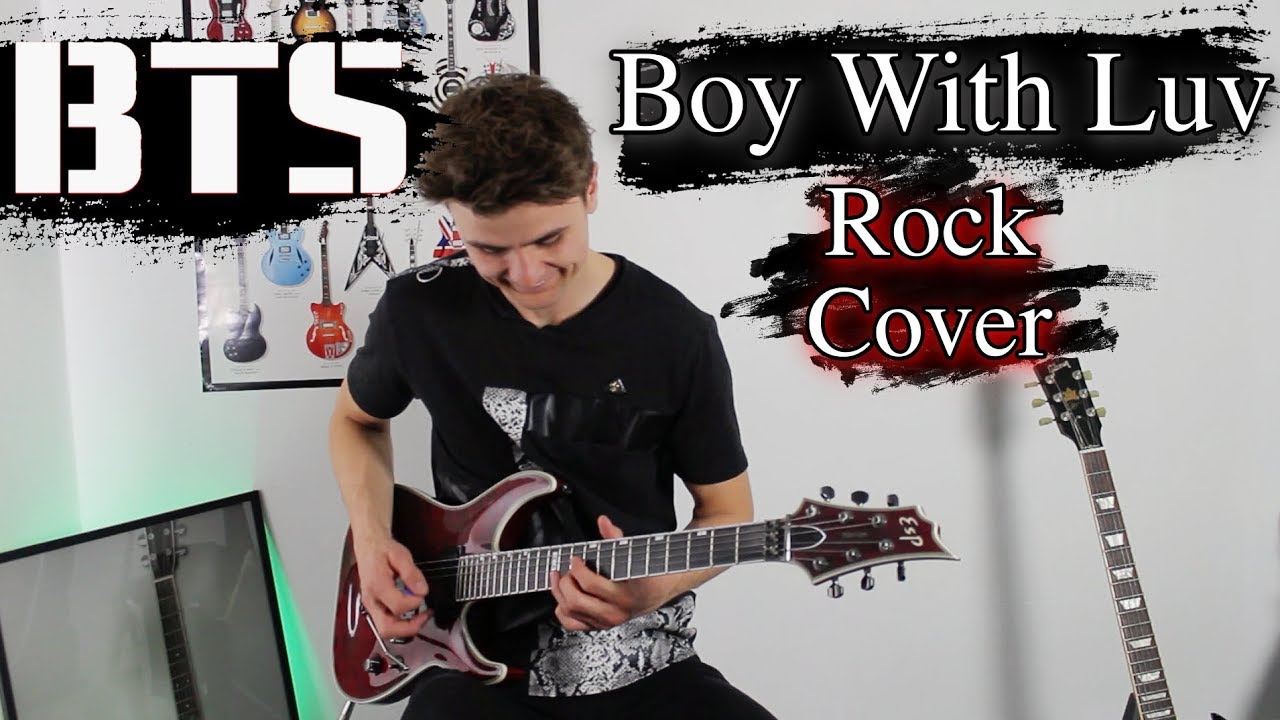 BTS - Boy With Luv (ft. Halsey) - Rock Cover | Electric Guitar