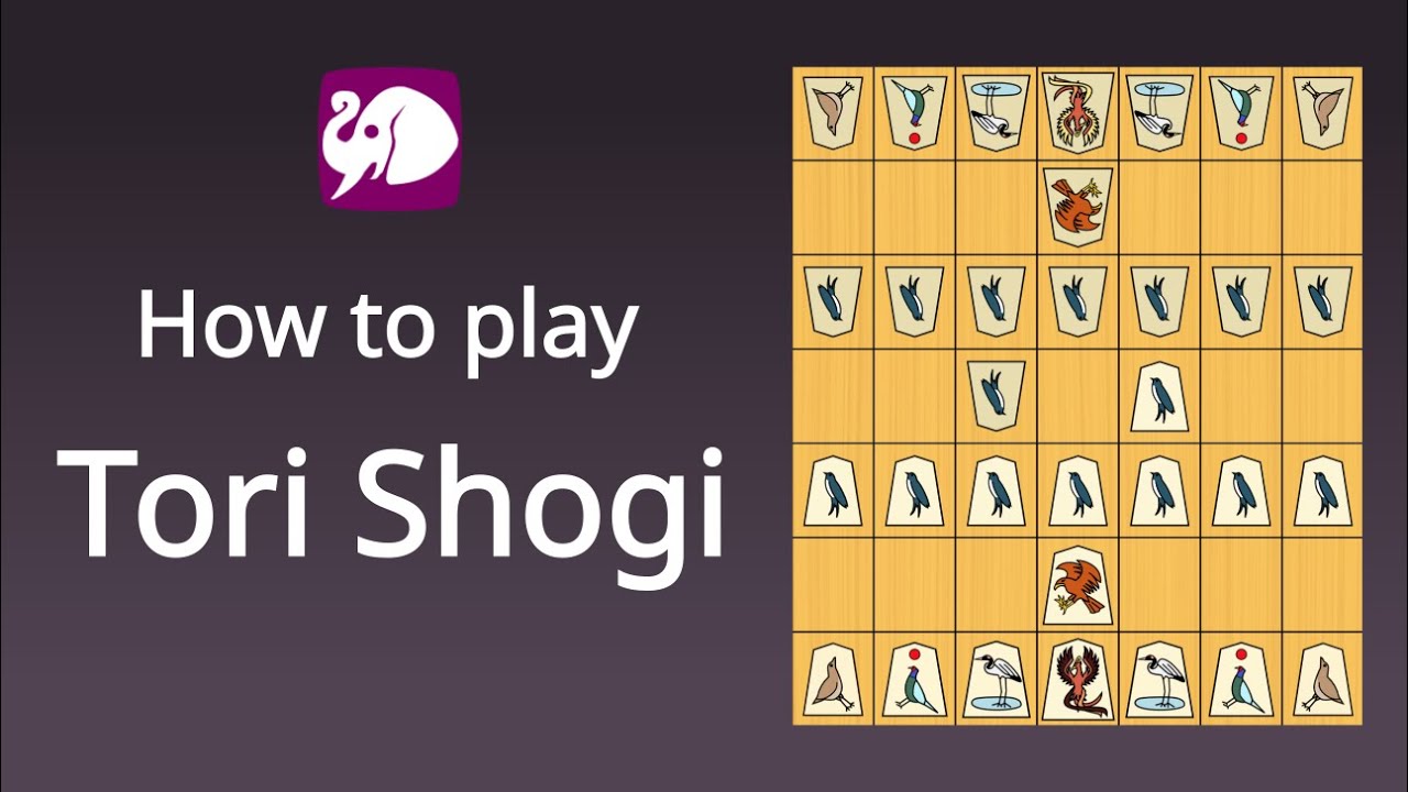 Tori Shogi - How to play
