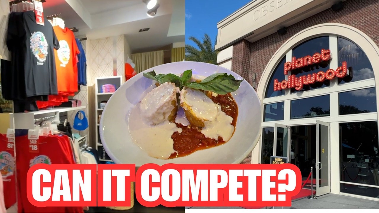 Planet Hollywood Disney Springs Surprised Us! | 2026 Restaurant Review