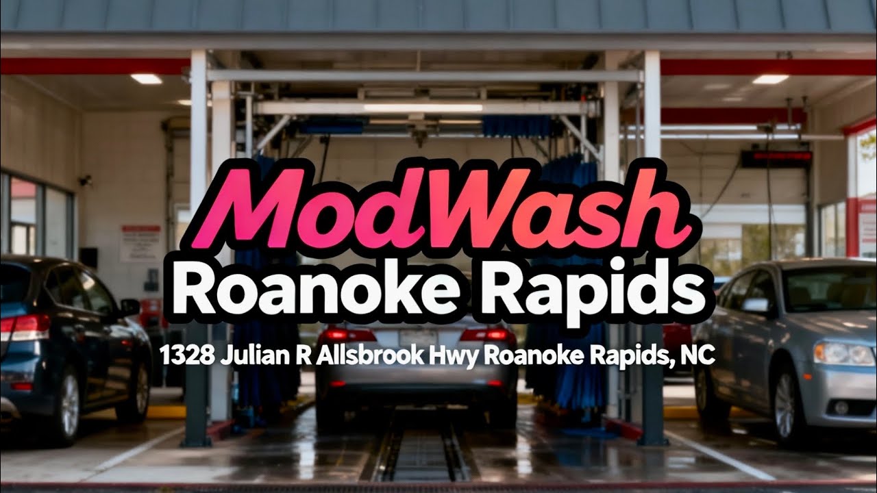 💦🚗 ModWash Car Wash | Roanoke Rapids NC Drive-Thru | 4K UHD Tour - July 2023