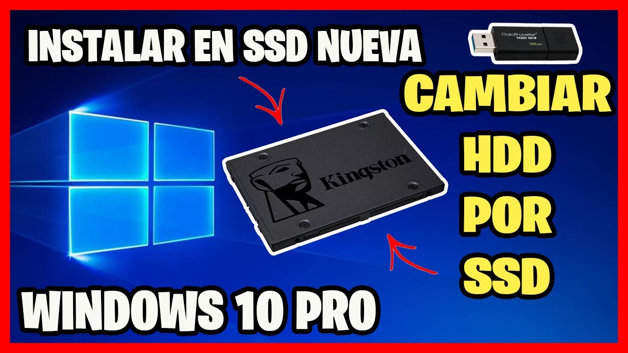 Instalar Windows 10 en SSD o HDD desde CERO | Explicación para PRINCIPIANTE