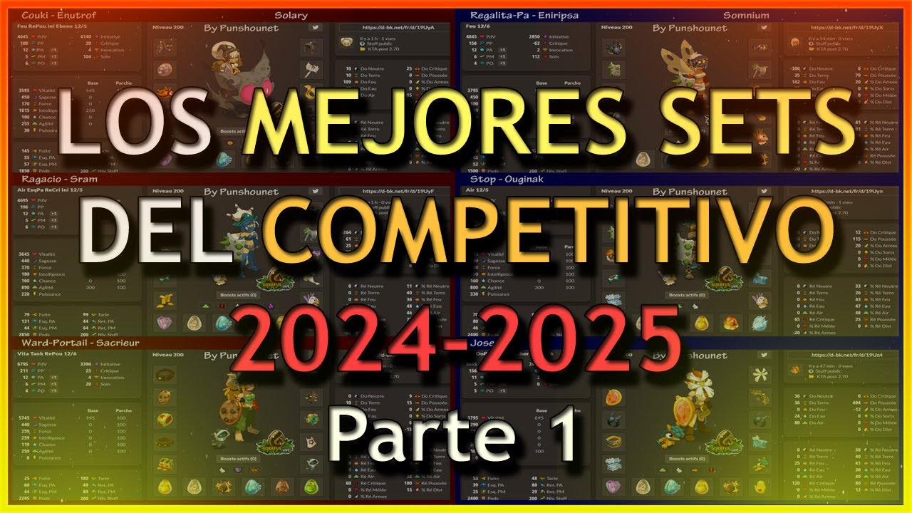 TODOS los SETS del COMPETITIVO #1 | DOFUS