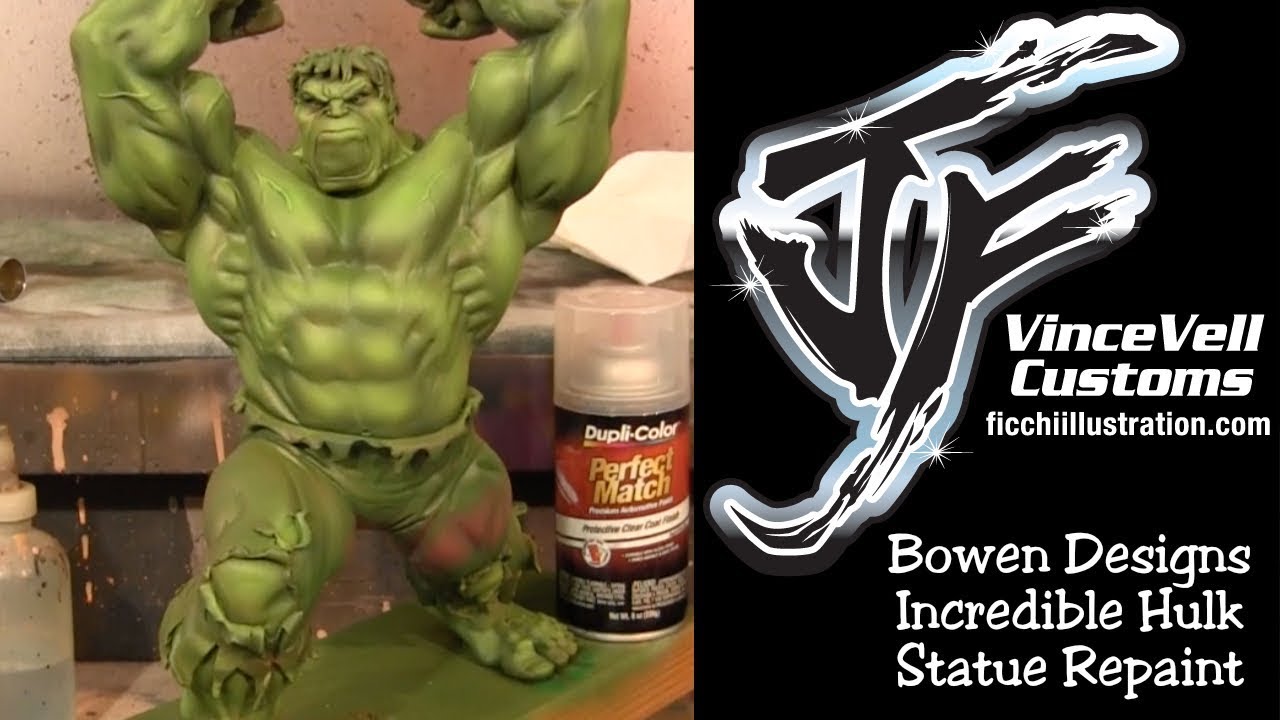 Bowen Designs Incredible Hulk Statue Repaint