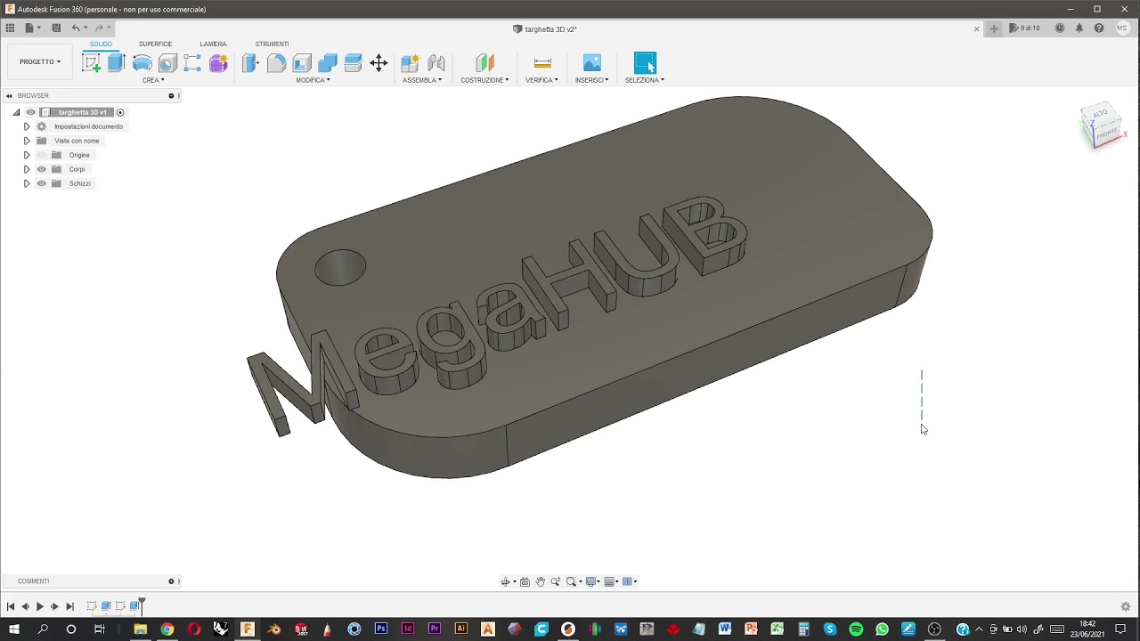 Tutorial settaggio stampa 3d speaker bluetooth - puntata 2