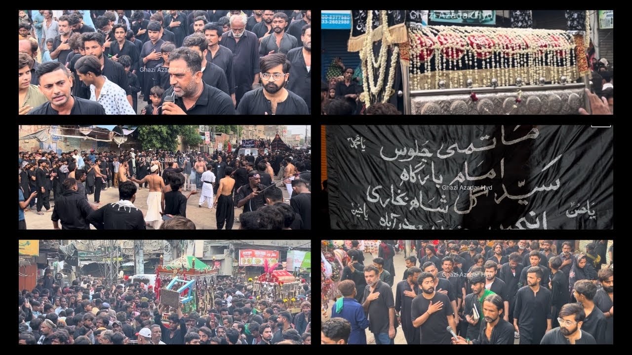 10 Muharram 1447 Jaloos Azadari At Hyderabad Sindh 2025 #foryou #shorts #hyderabad #viral #trending 