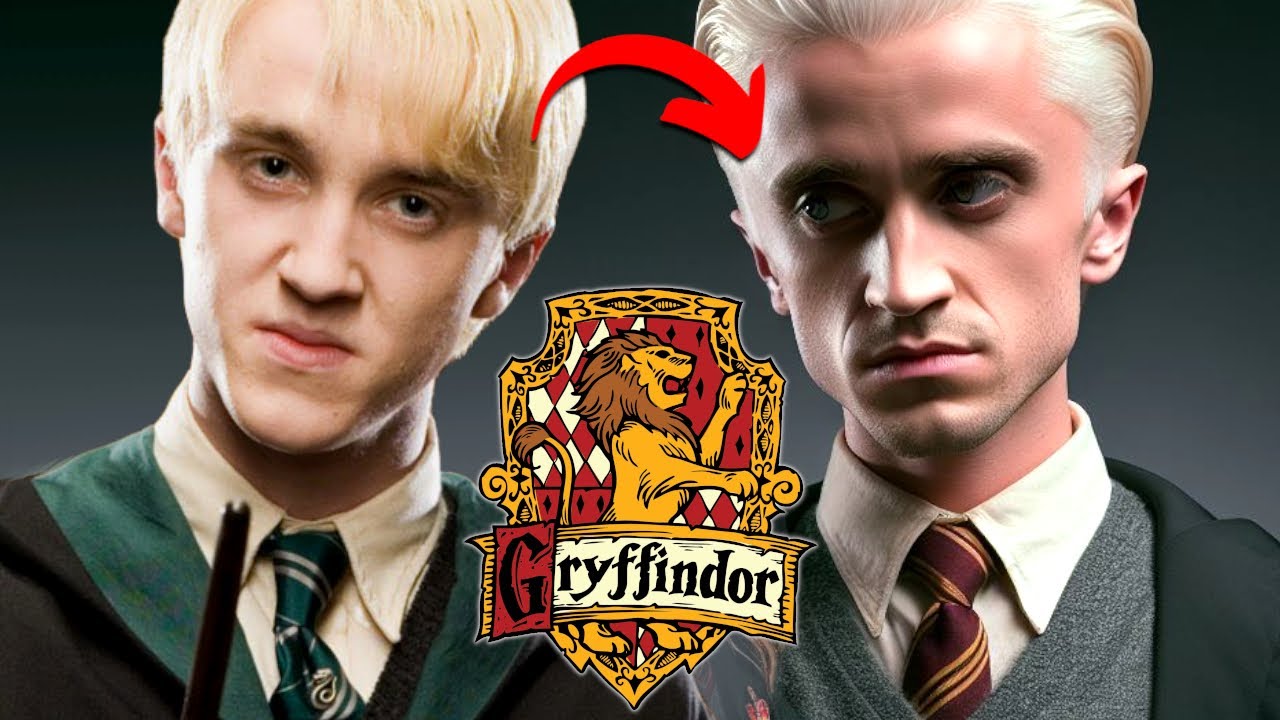Was wäre wenn DRACO MALFOY in GRYFFINDOR gelandet wäre?! 😳