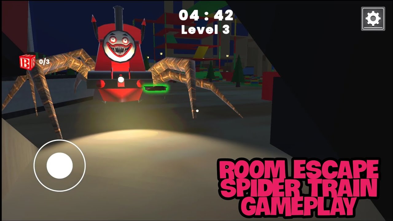 Escape room spider train gameplay walkthrough game review horror spider train