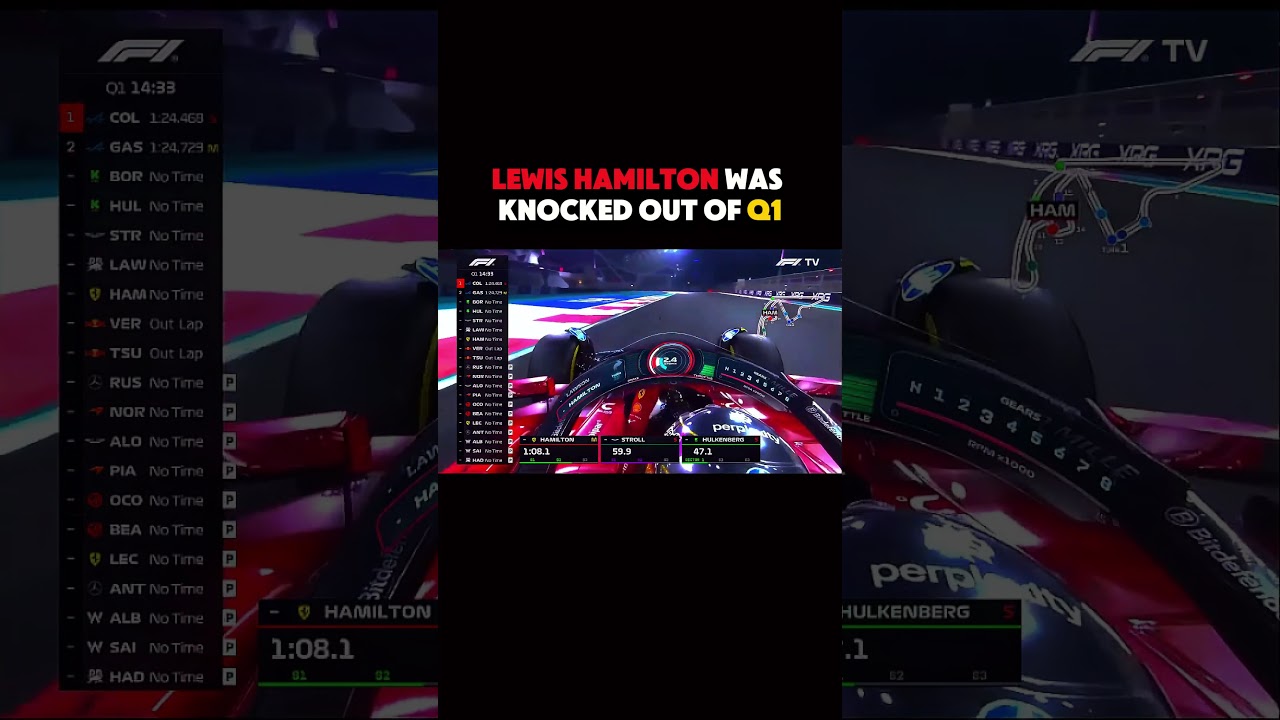 “Hamilton Delivers Stunning Qualifying Performance ⚡🏎️”#shorts #hamilton #ferrari