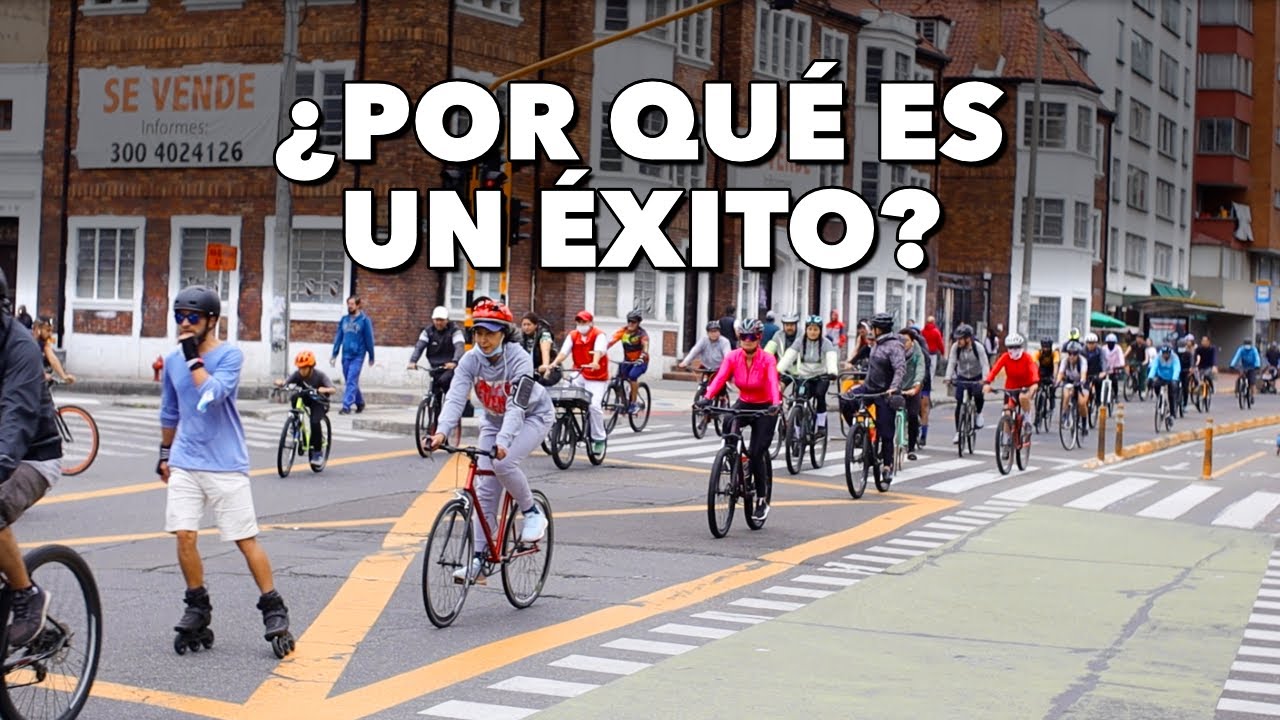 Ciclovía de Bogotá: 1.5 millones de personas TODOS los domingos 😱