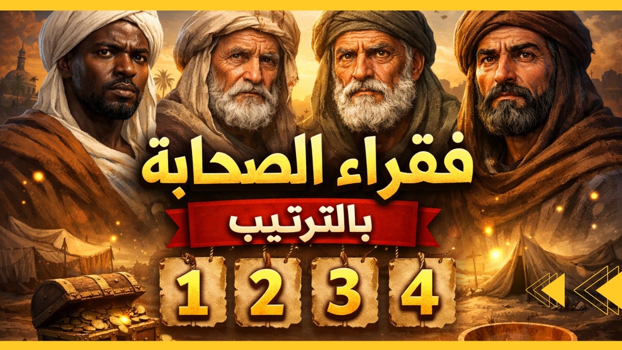 قصص فقراء الصحابة بالترتيب (أهل الصفة)لن تصدق كيف اغناهم الله ؟!