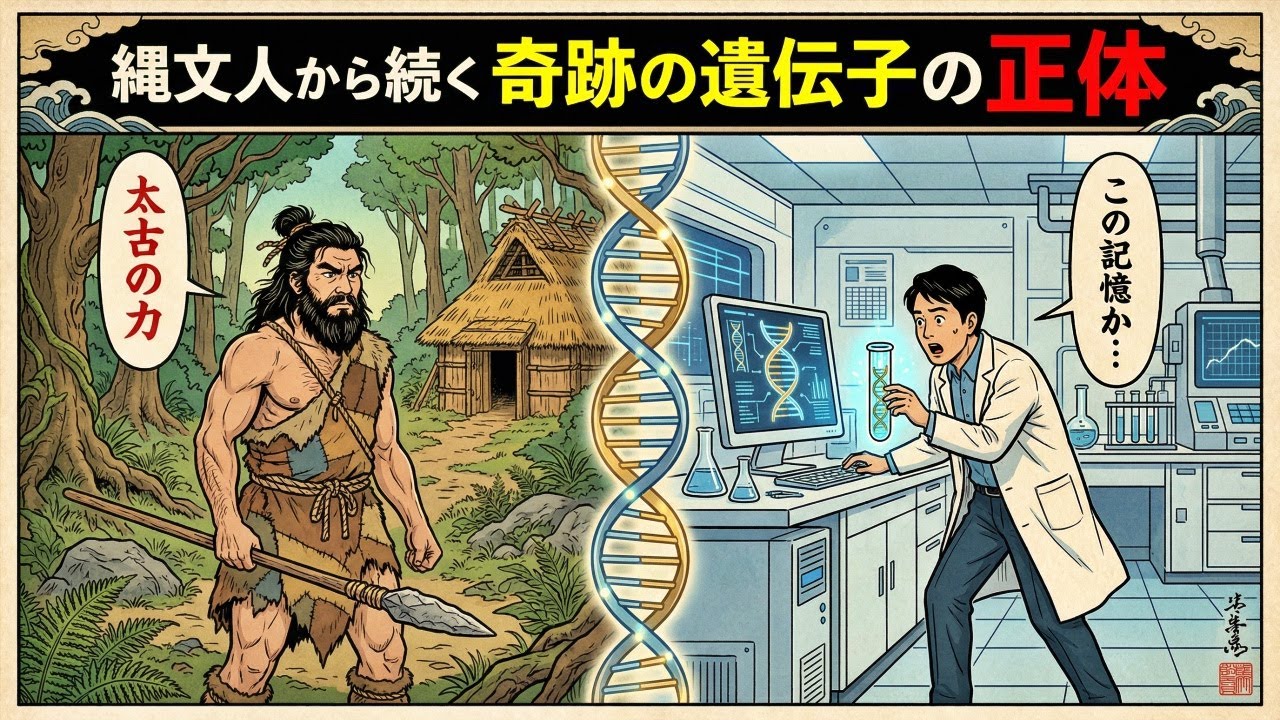 【衝撃】日本人だけが持つ「奇跡の遺伝子」の正体。DNAが明かす縄文人の記憶とルーツ